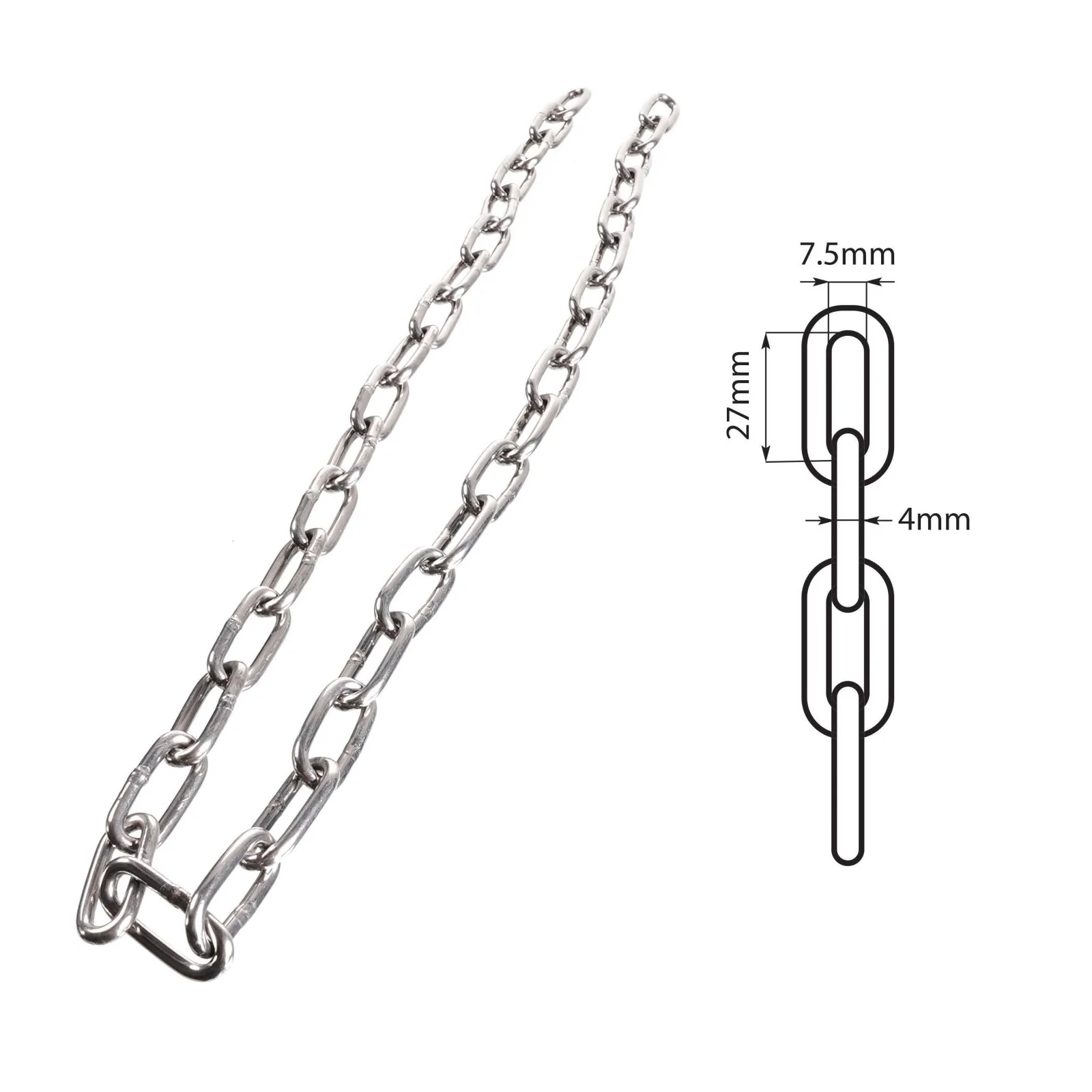Long Link Stainless Steel Light Chain by Kink - Image 5