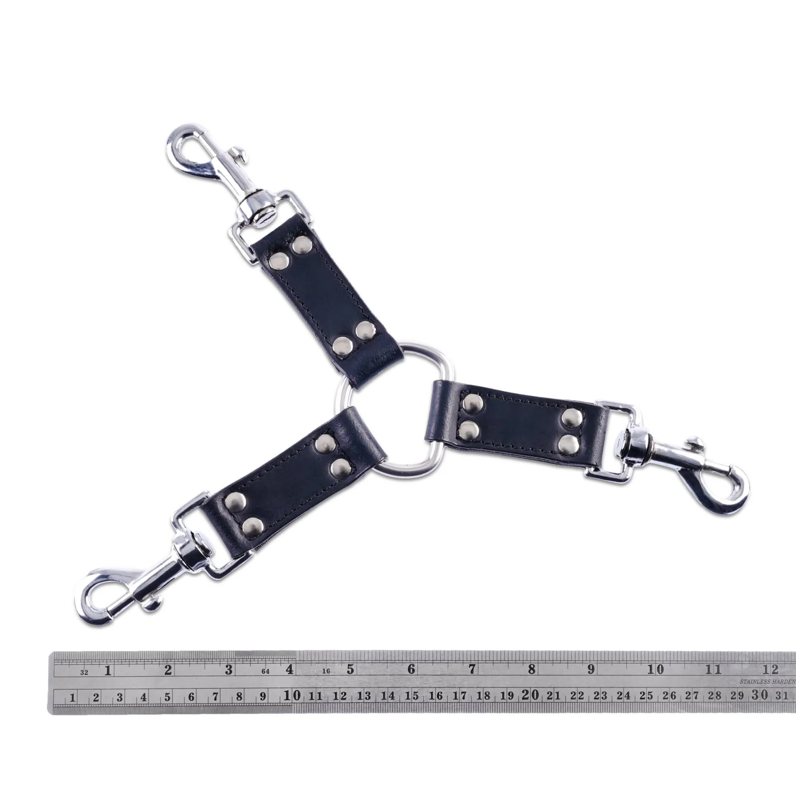 Premium Leather 3-Way Hogtie Restraint by Kink - Image 3