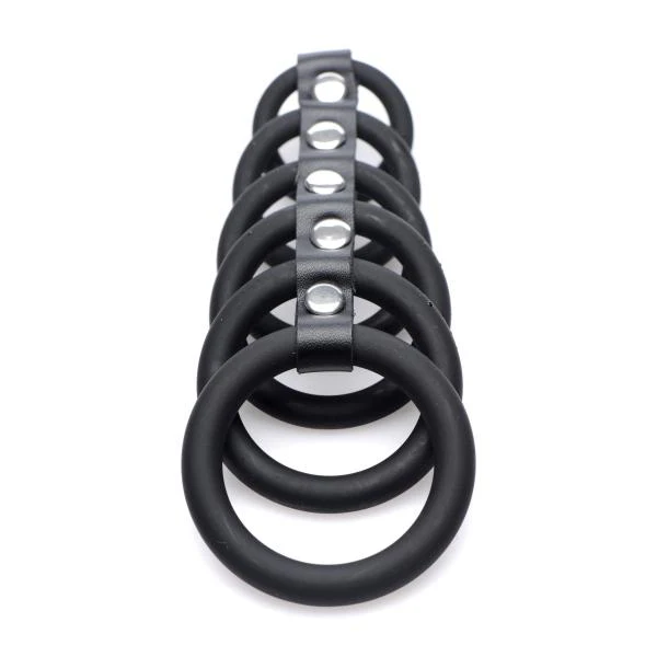 6 Ring Silicone Chastity Device - Image 5