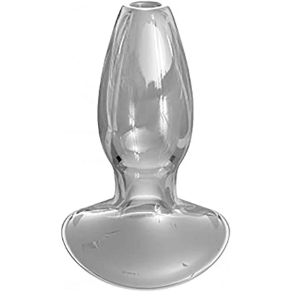 Pipedream Anal Fantasy Elite Collection Beginner's Anal Gaper Glass Tunnel Plug Clear