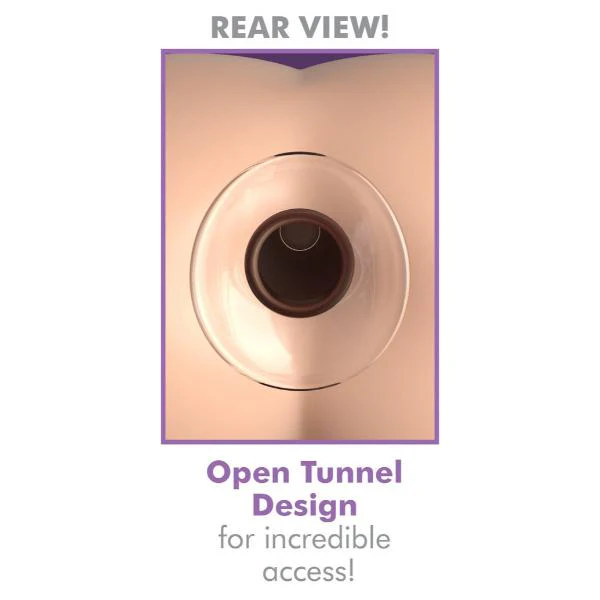 Pipedream Anal Fantasy Elite Collection Beginner's Anal Gaper Glass Tunnel Plug Clear - Image 2