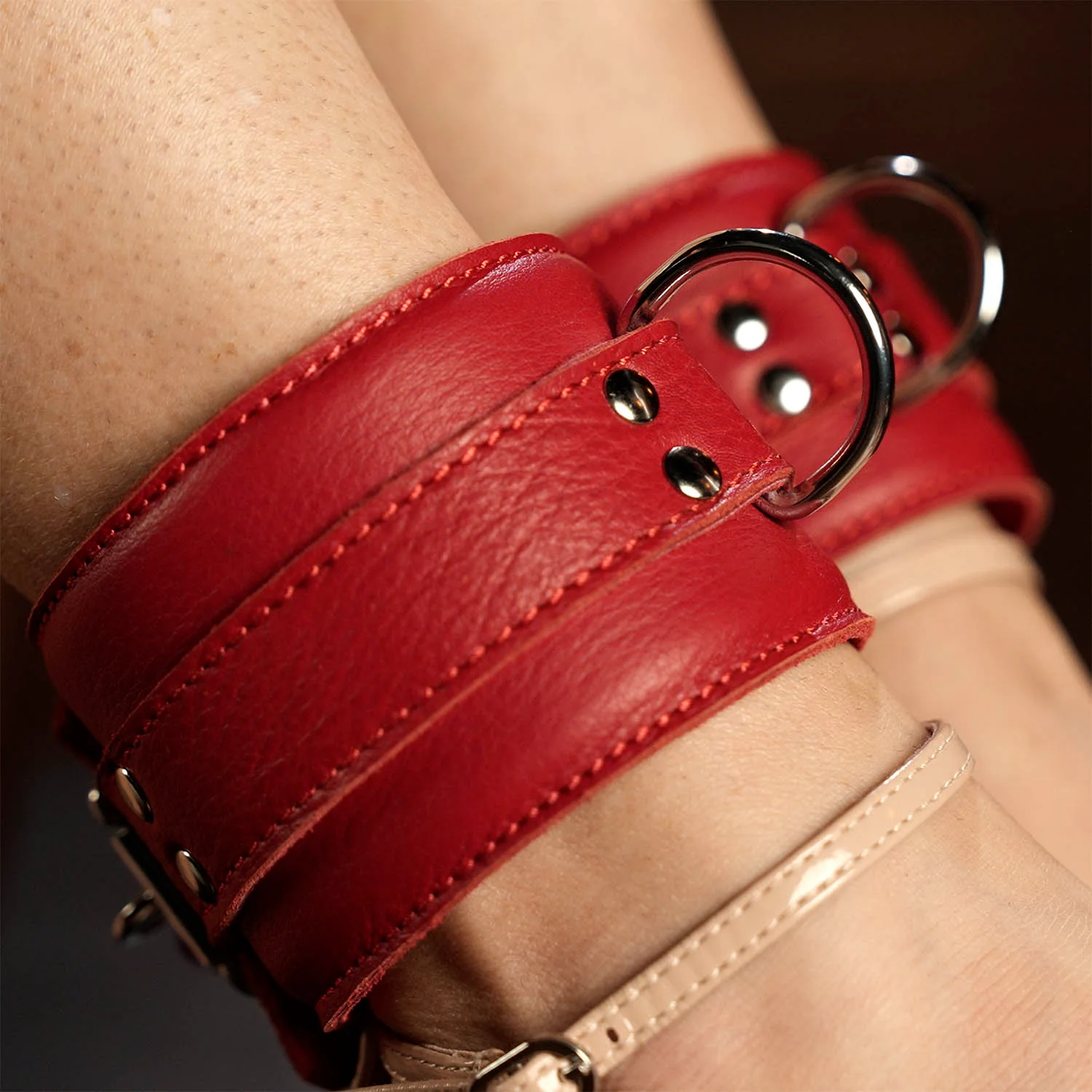 Signature Leather Ankle Cuffs by Kink - Image 3