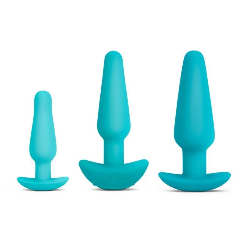b-Vibe 7-Piece Anal Training & Education Set Teal - Image 3