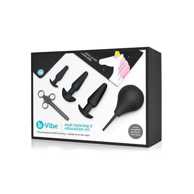 b-Vibe 7-Piece Anal Training & Education Set Black - Image 15