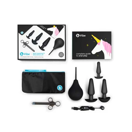 b-Vibe 7-Piece Anal Training & Education Set Black - Image 17