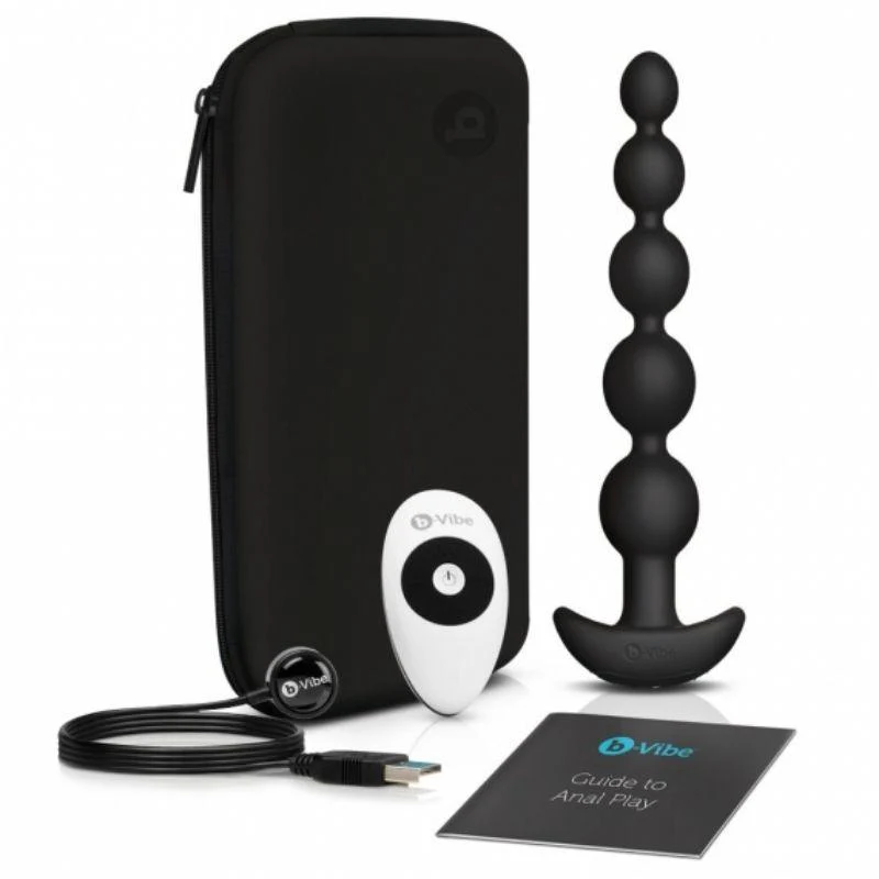 b-Vibe Cinco Vibrating Anal Beads - Image 3