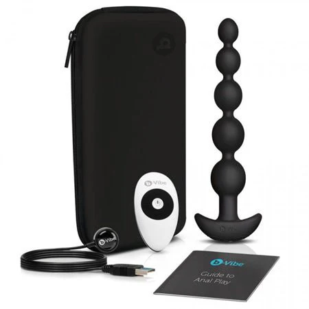b-Vibe Cinco Vibrating Anal Beads - Image 6