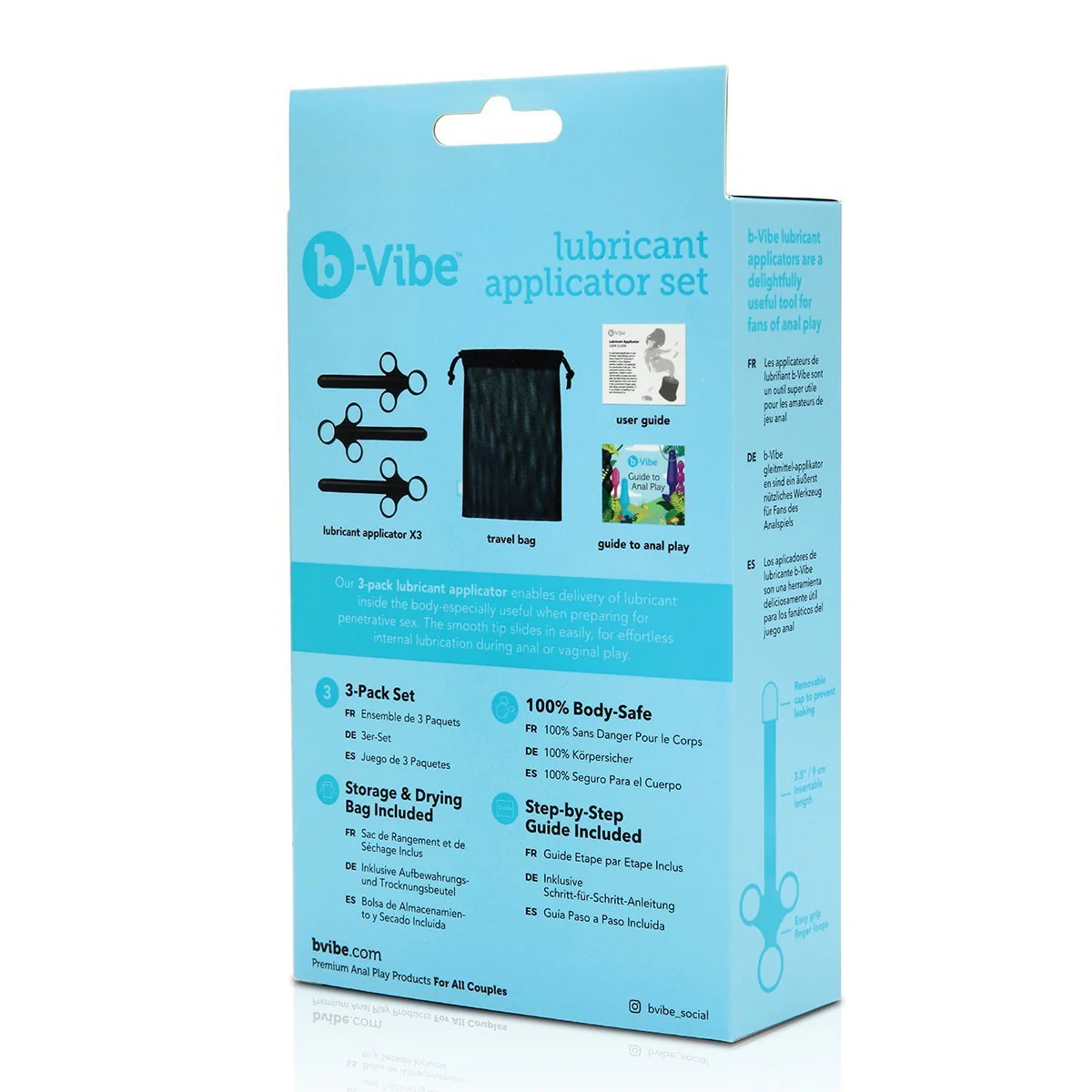 b-vibe Lubrication Applicator Set 3-Pack - Image 4