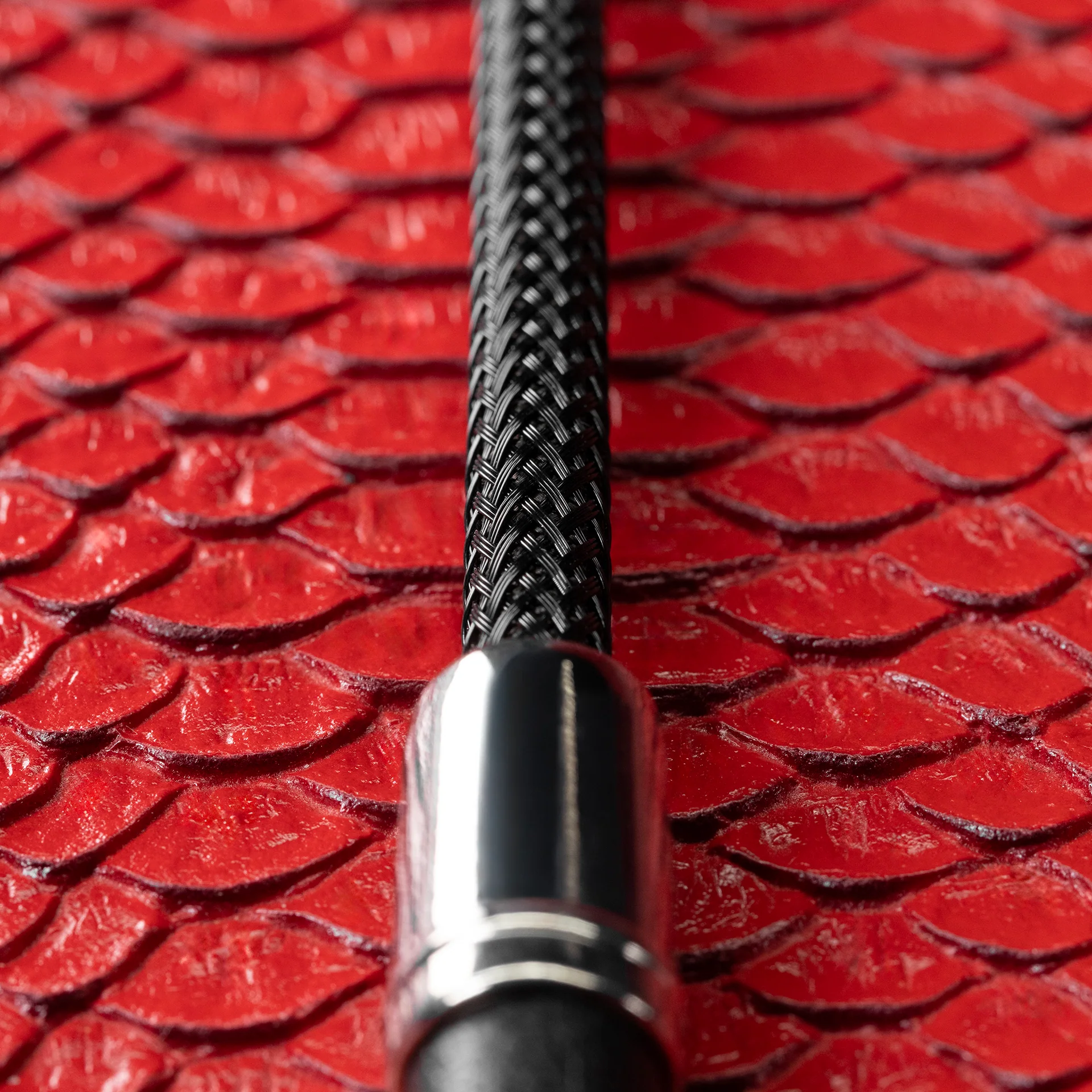 Black Leather Riding Crop by Kink - Image 10
