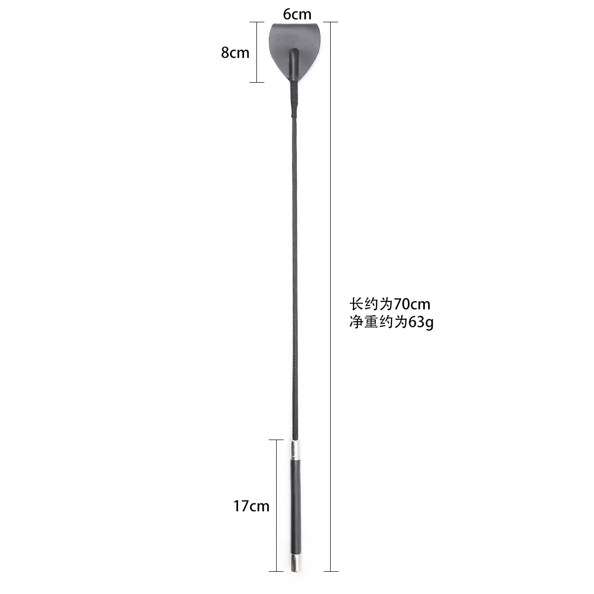 Black Leather Riding Crop by Kink - Image 13