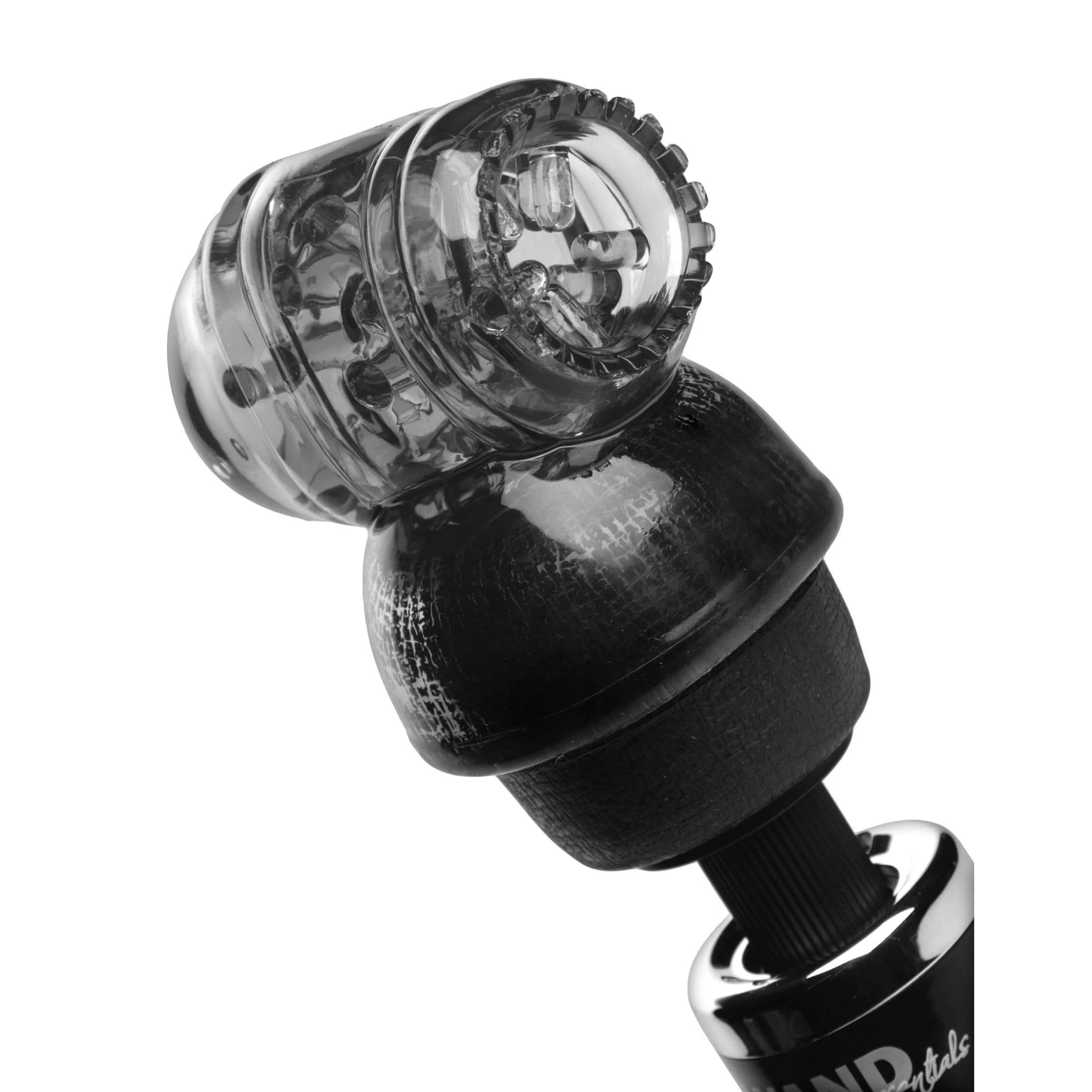 Black Vibra Cup Male Masturbation Wand Attachment - Image 5