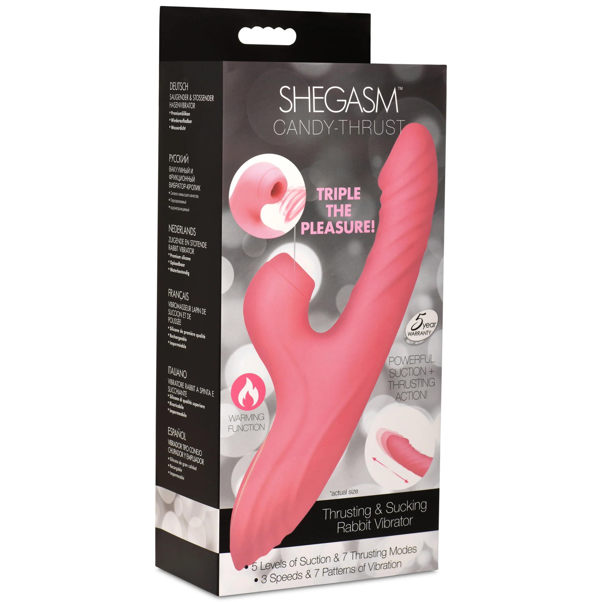Candy-Thrust Rabbit Vibrator - Image 2