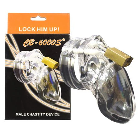 CB-6000S Short Clear Chastity Cage - Image 5
