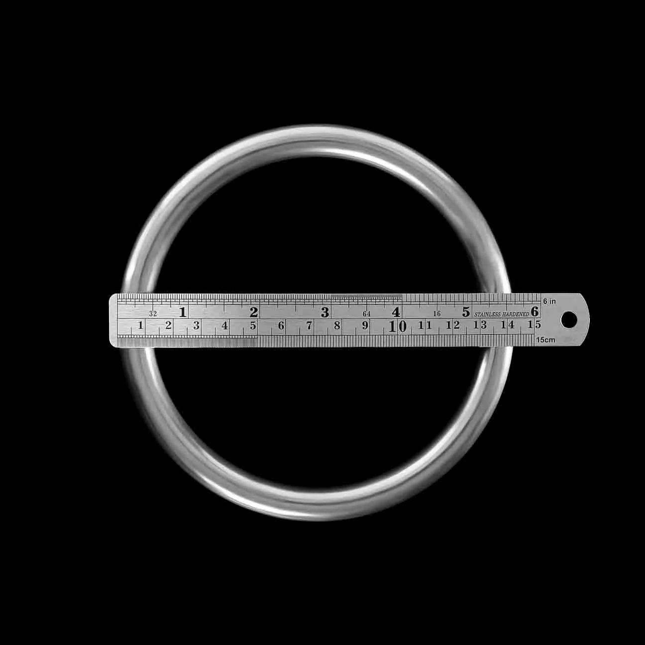Classic Metal Suspension Bondage Ring By Kink - Image 3