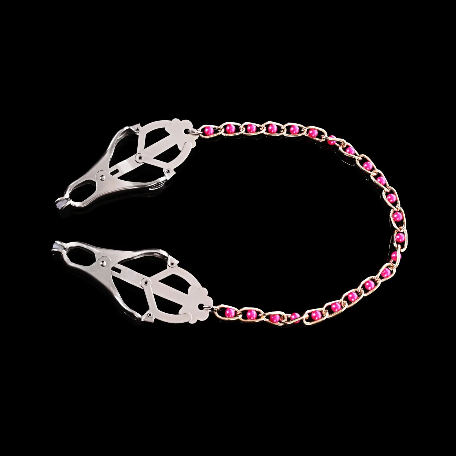 Clover Clamps with Red Ball Chain By Kink - Image 4