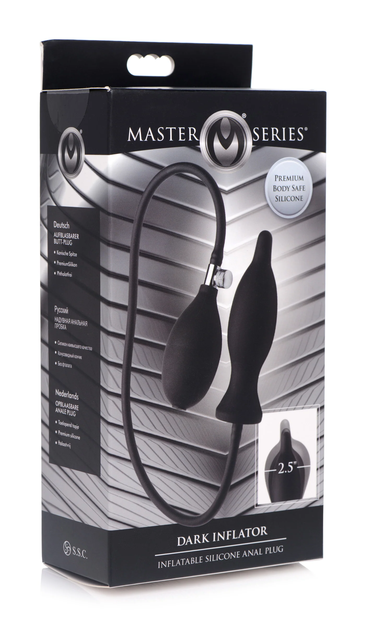Dark Inflator Silicone Inflatable Anal Plug - Image 3