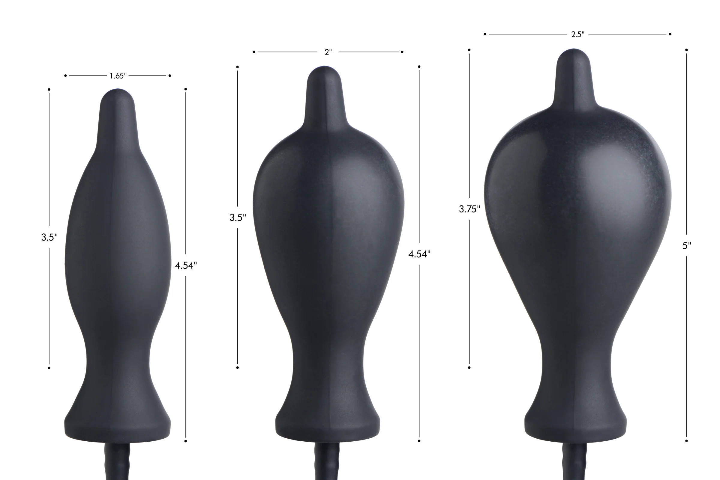 Dark Inflator Silicone Inflatable Anal Plug - Image 5