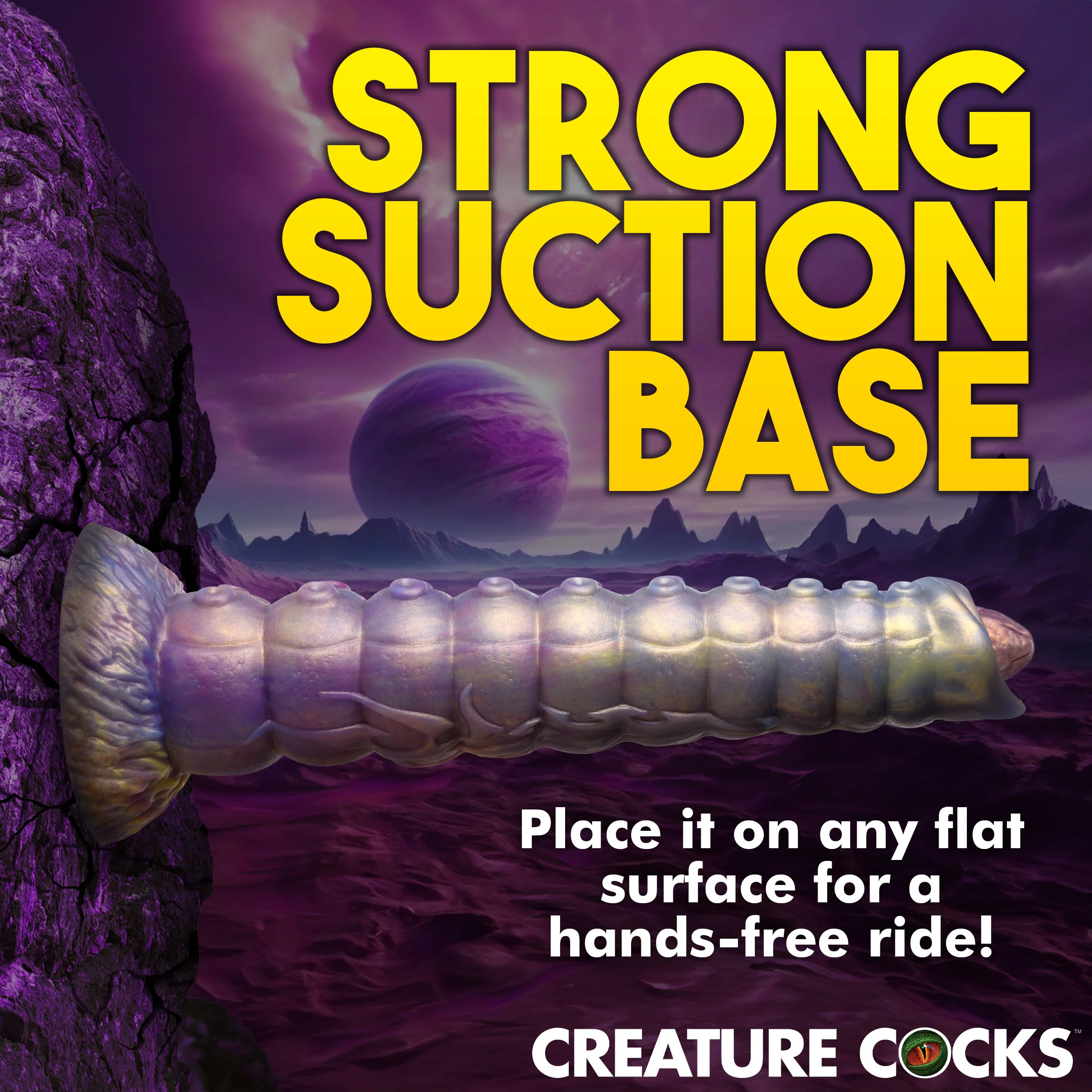 Deep Invader Tentacle Ovipositor Silicone Dildo with Eggs - Image 4