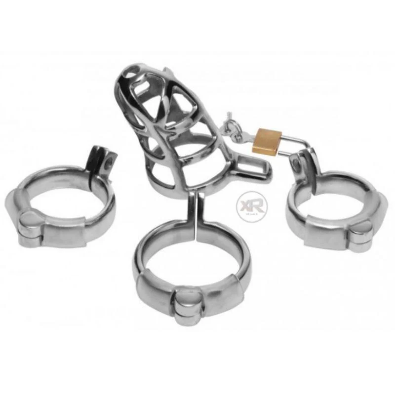 Detained Stainless Steel Chastity Cage - Image 2