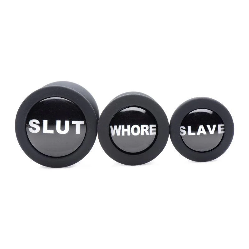 Dirty Words Anal Plug Set - Image 3
