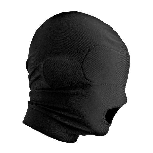 Blackout Open Mouth Hood with Padded Blindfold - Image 3