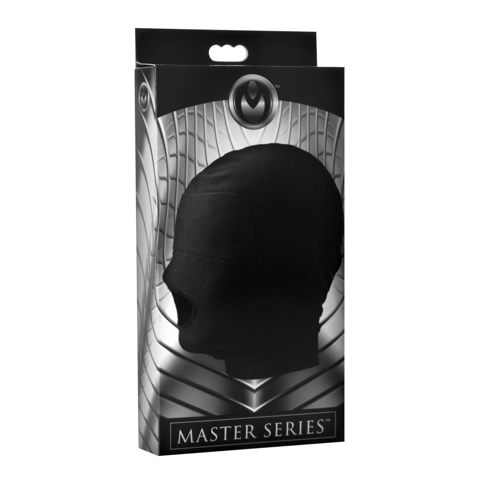 Blackout Open Mouth Hood with Padded Blindfold - Image 4