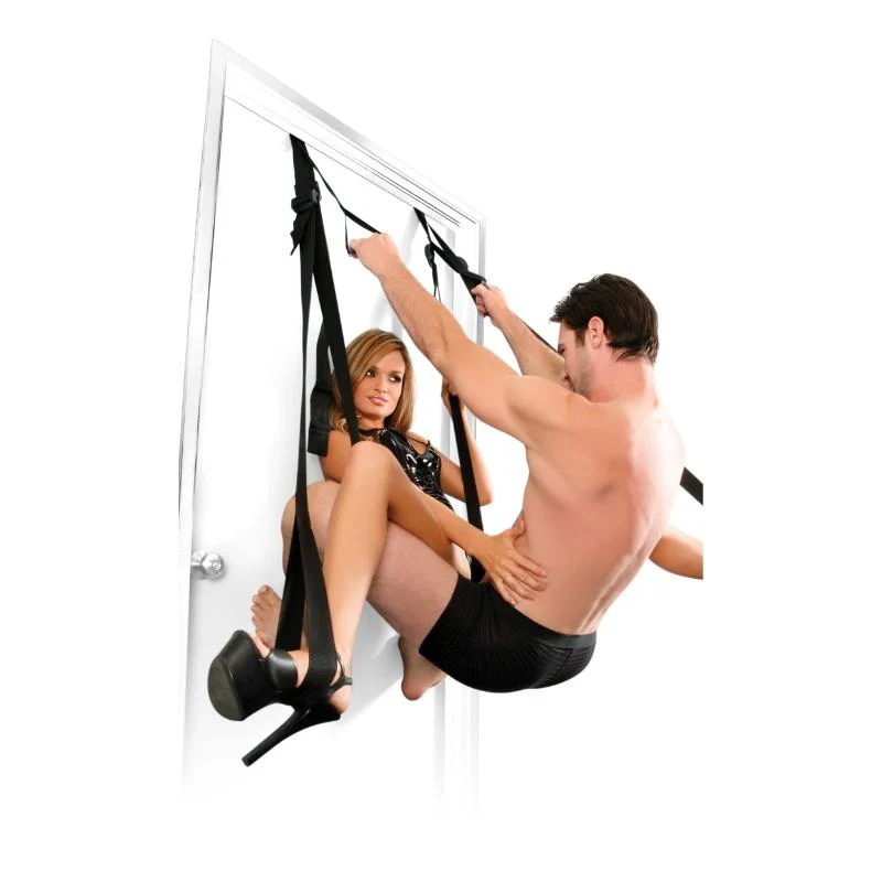 Pipedream Fetish Fantasy Series Adjustable Deluxe Fantasy Door Swing Black - Image 3