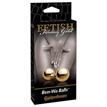 Pipedream Fetish Fantasy Gold Ben Wa Balls Gold - Image 3