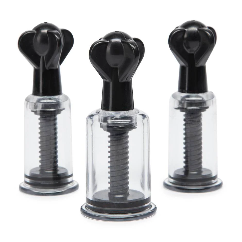 Pipedream Fetish Fantasy Series Limited Edition Super Suckers Trio Clear/Black