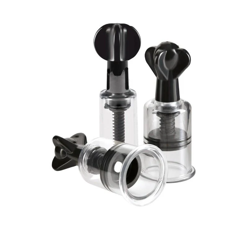 Pipedream Fetish Fantasy Series Limited Edition Super Suckers Trio Clear/Black - Image 2