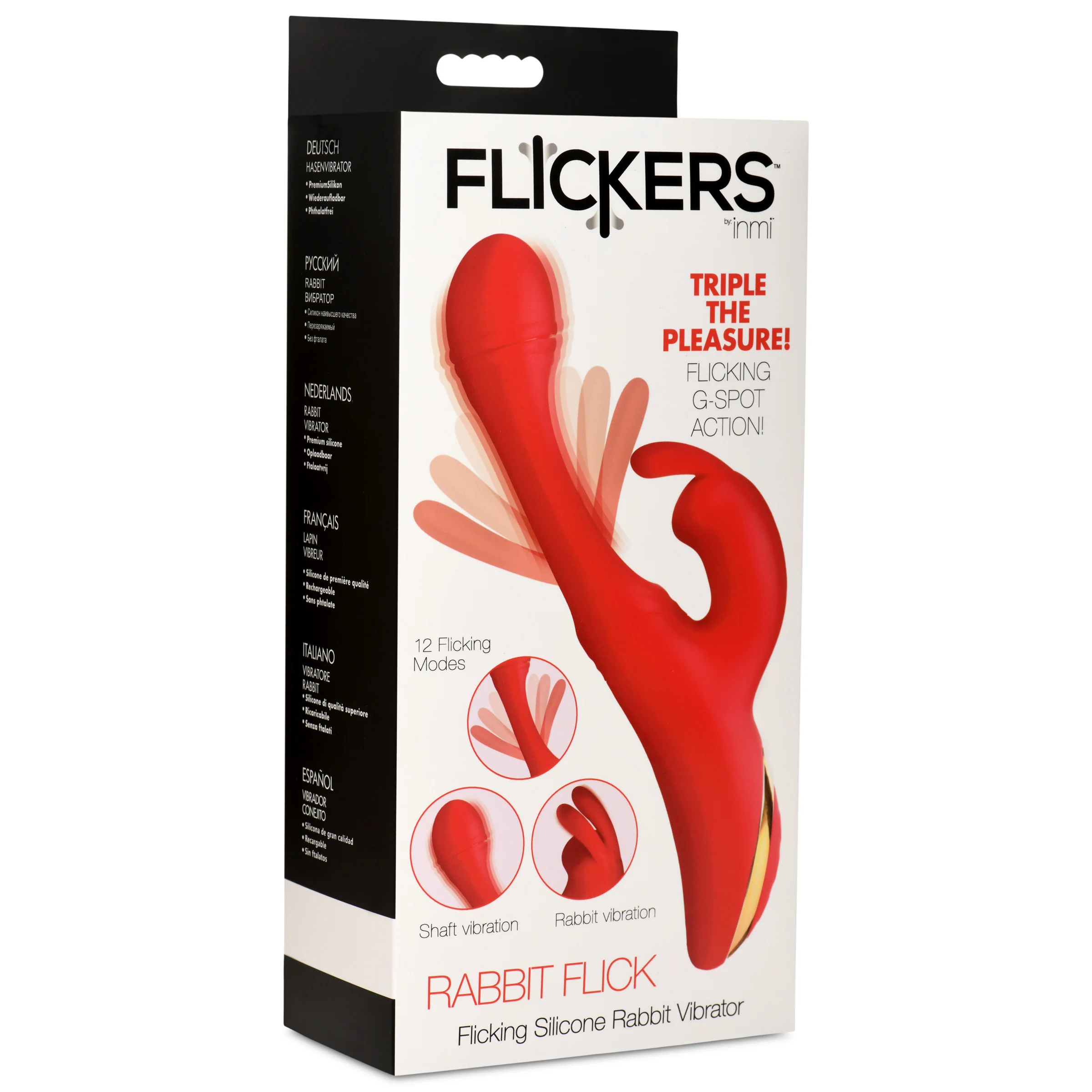 Flicking Silicone Rabbit Vibrator - Image 6