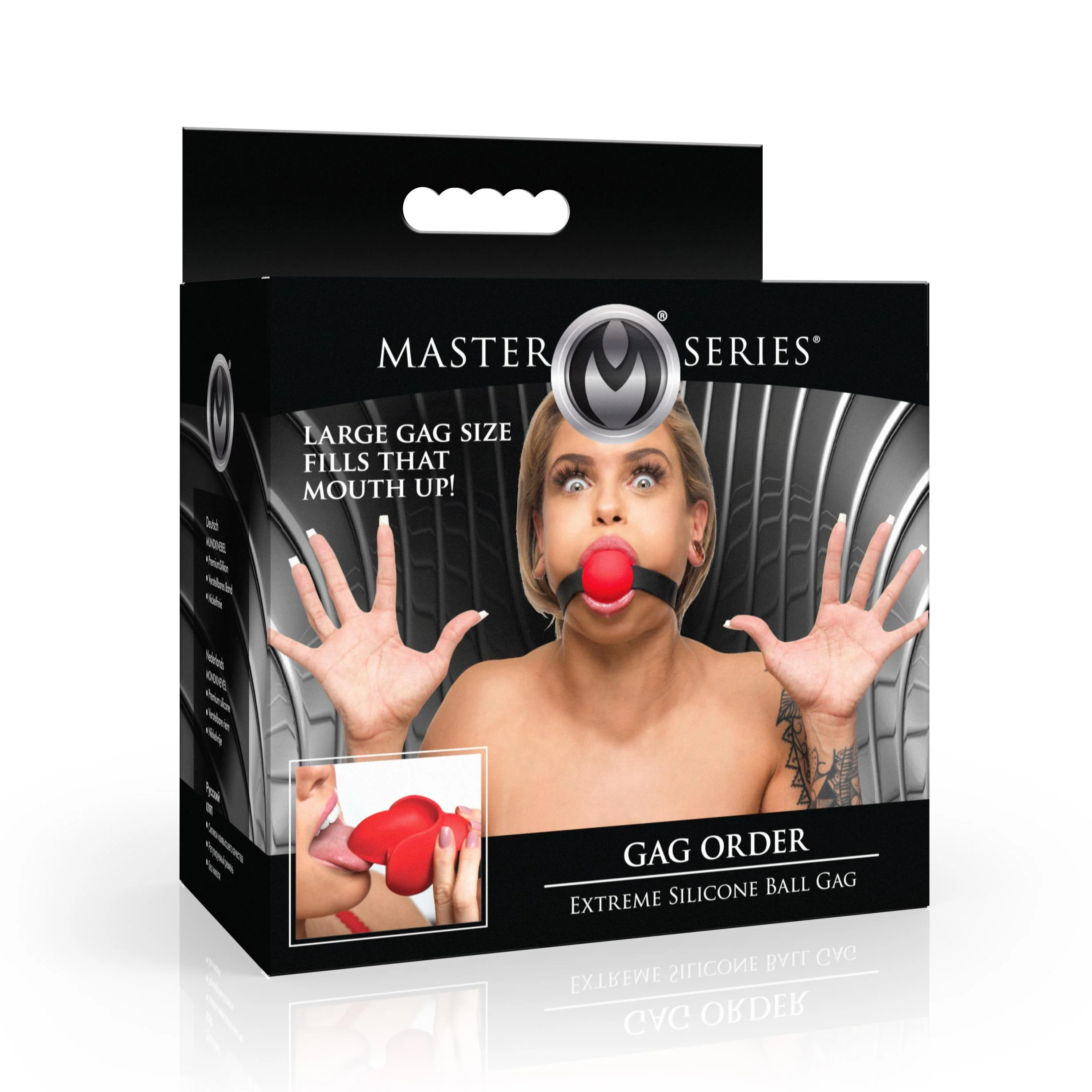 Gag Order Extreme Silicone Ball Gag - Image 4