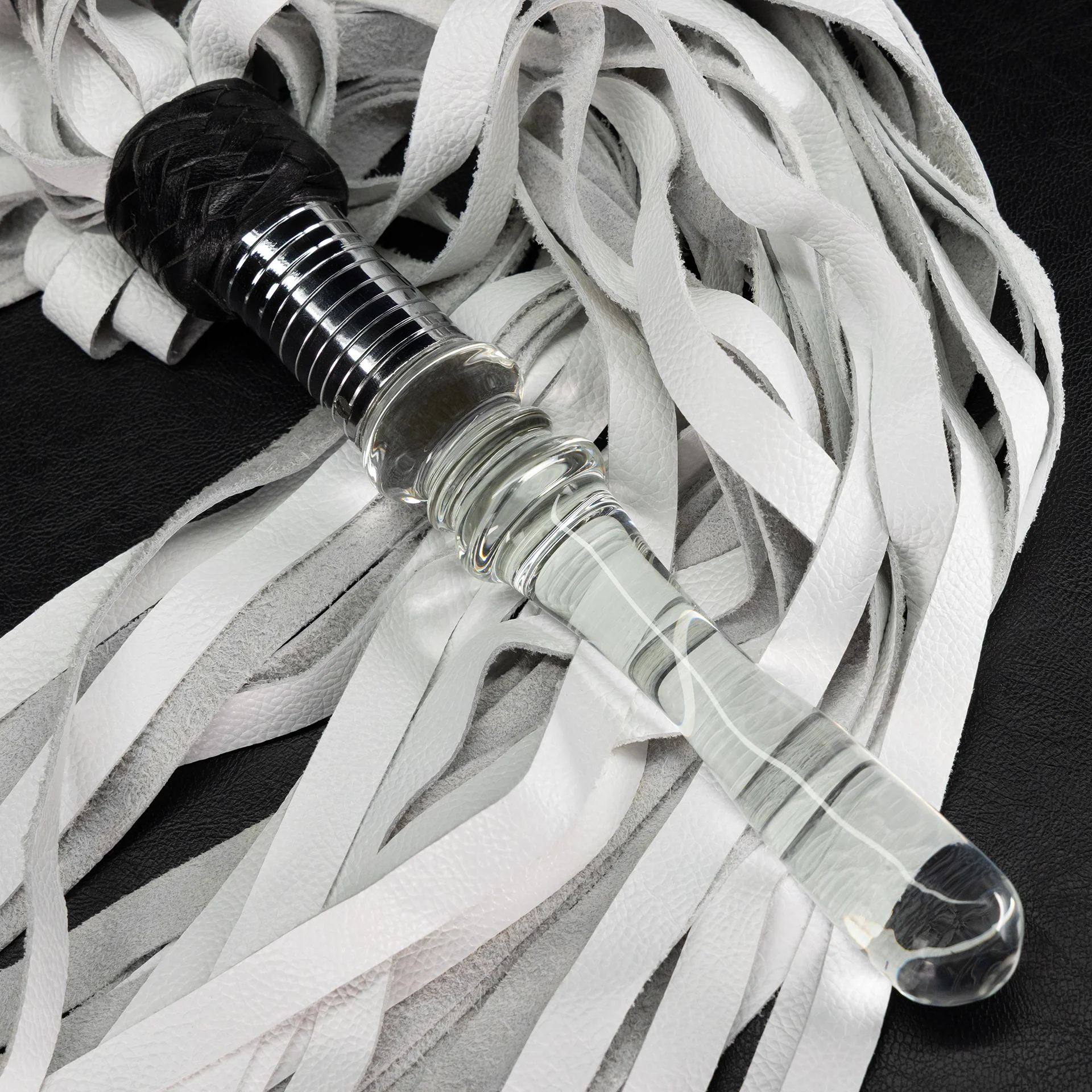Glass Handle Flogger by Kink - Image 6