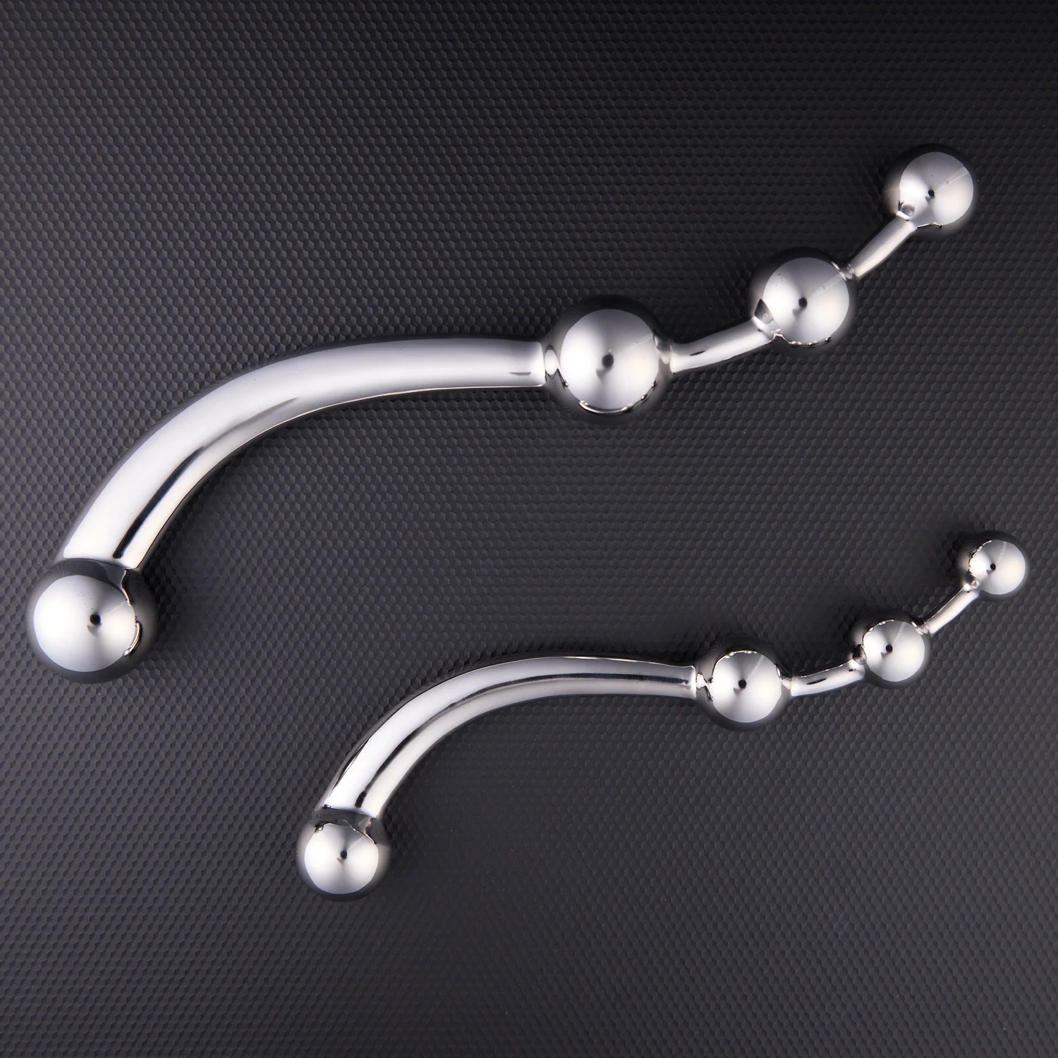 Beaded Metal Dildo Wand by Kink