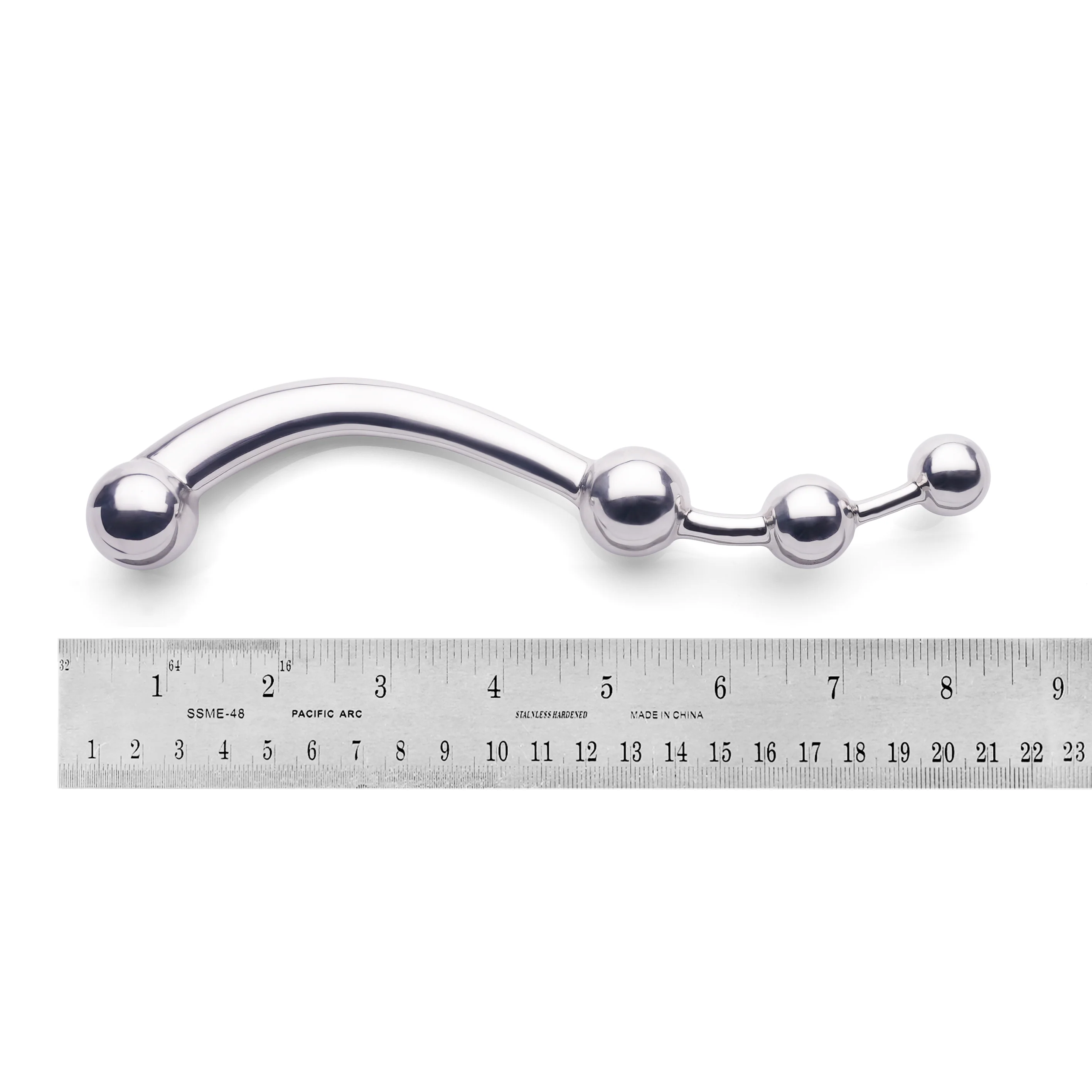 Beaded Metal Dildo Wand by Kink - Image 10