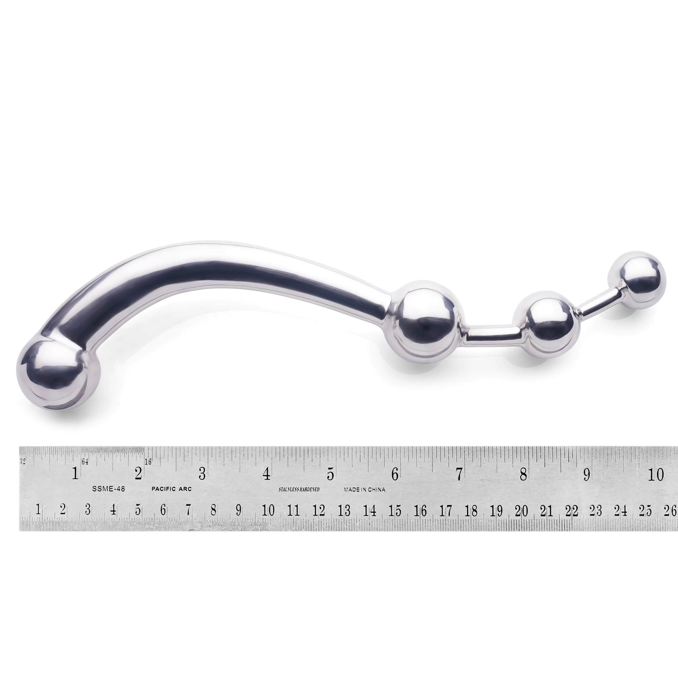 Beaded Metal Dildo Wand by Kink - Image 11