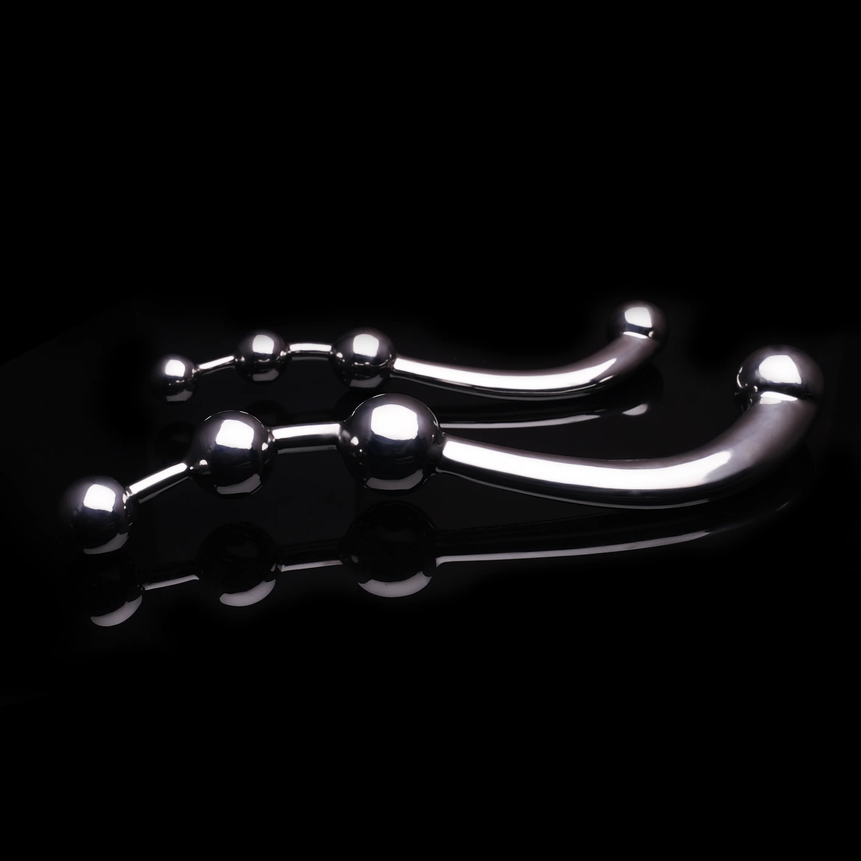 Beaded Metal Dildo Wand by Kink - Image 12