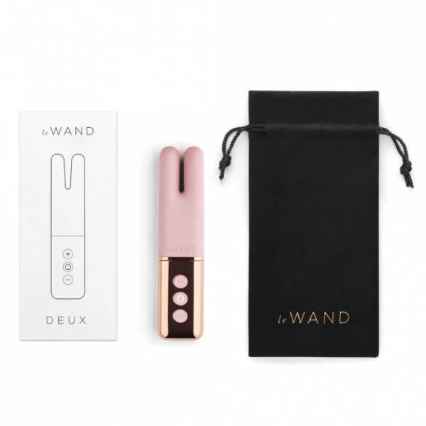 Le Wand Deux Clitoral Vibrator - Rose Gold - Image 5