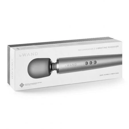Le Wand Rechargeable Massager Grey - Image 3