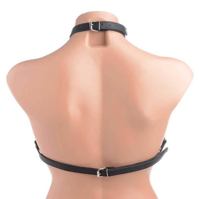 Leather Harness Bra - Image 4