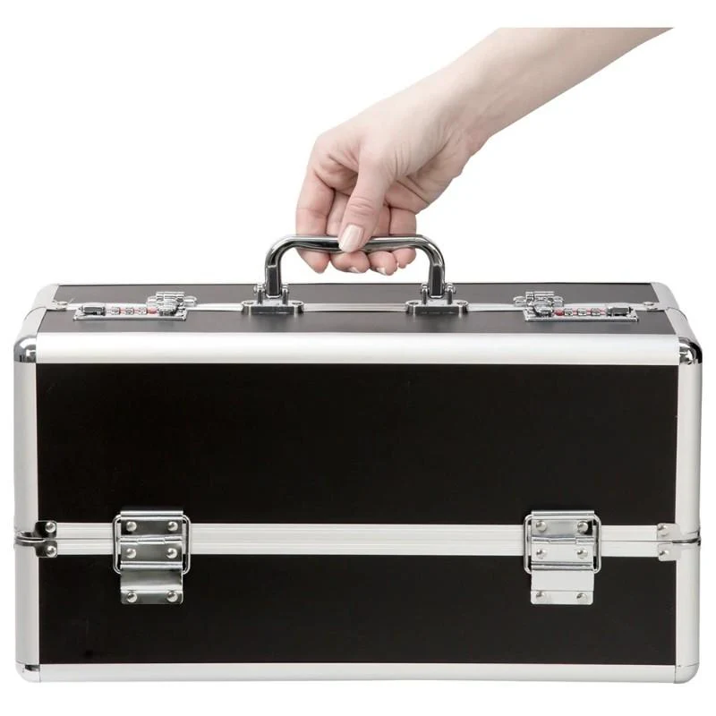 The Toy Chest Lockable Vibrator Case Large Black