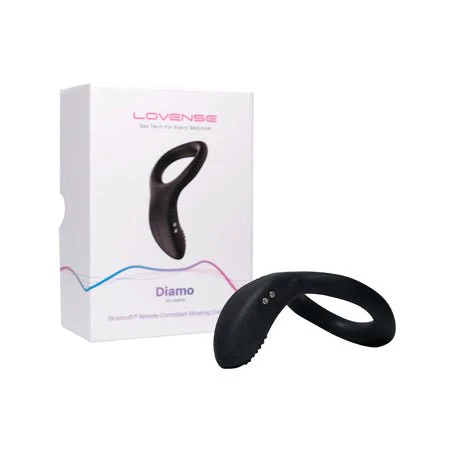 Lovense Diamo Bluetooth Remote-Controlled Vibrating Cockring - Image 5