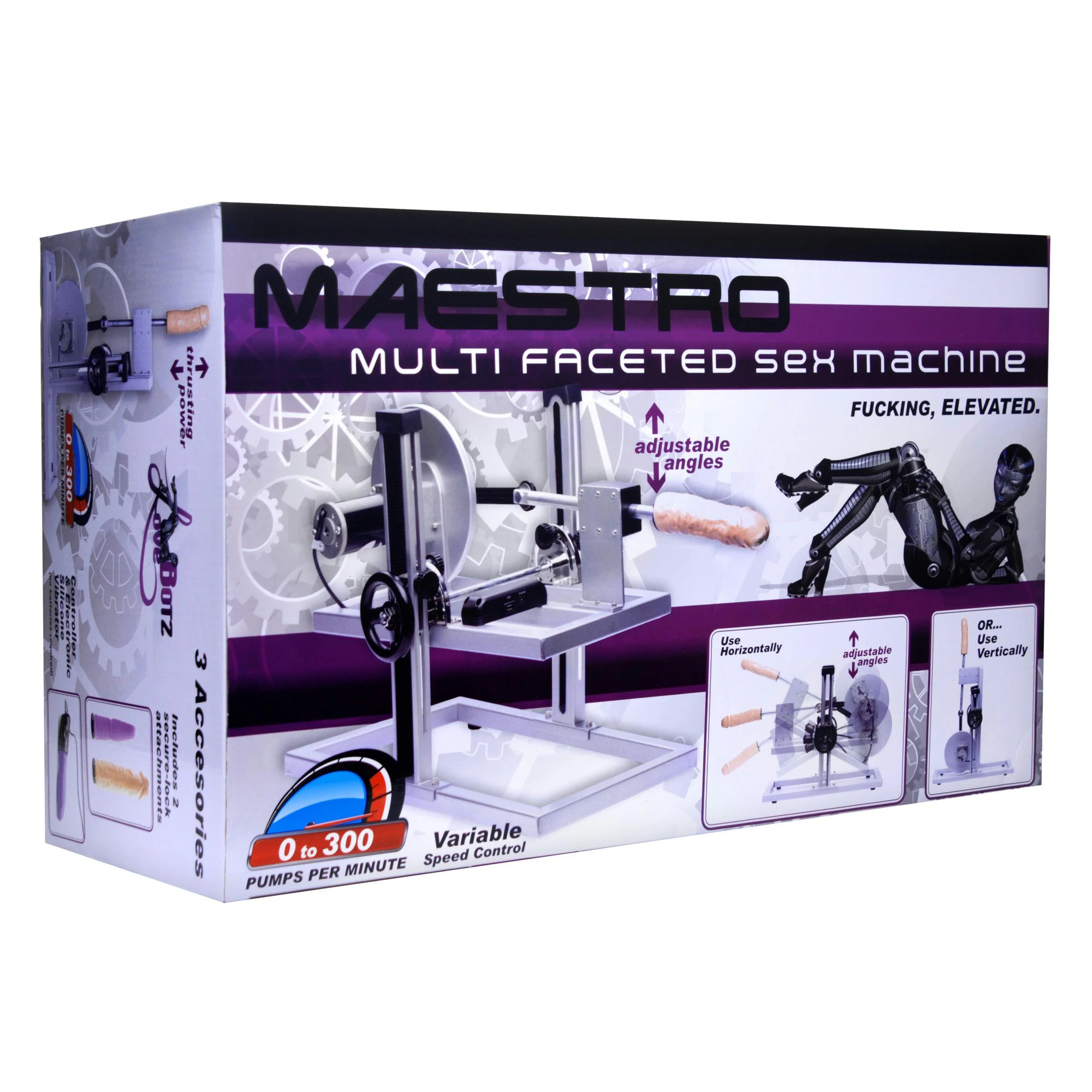 Flywheel Fuck Machine with Travel Power Adapter - Image 7