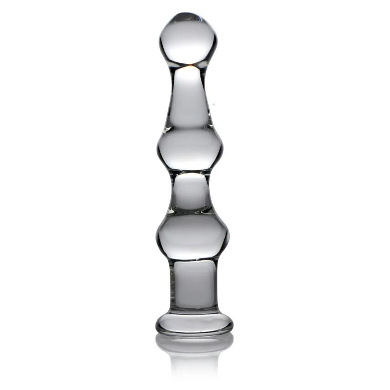Beaded Glass Dildo