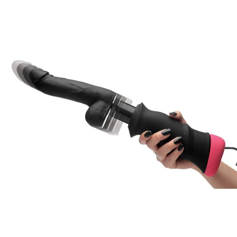 Hand-held Thrusting Dildo