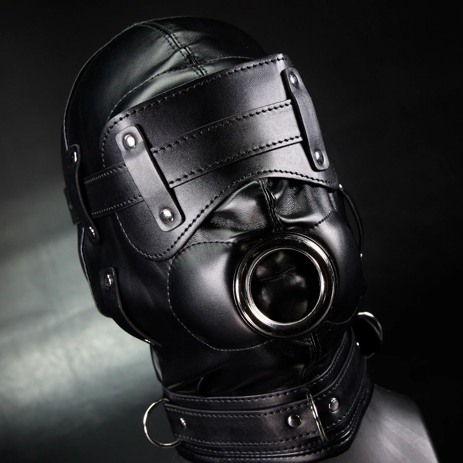 Mindfuck Hood with Penis Gag By Kink - Image 10