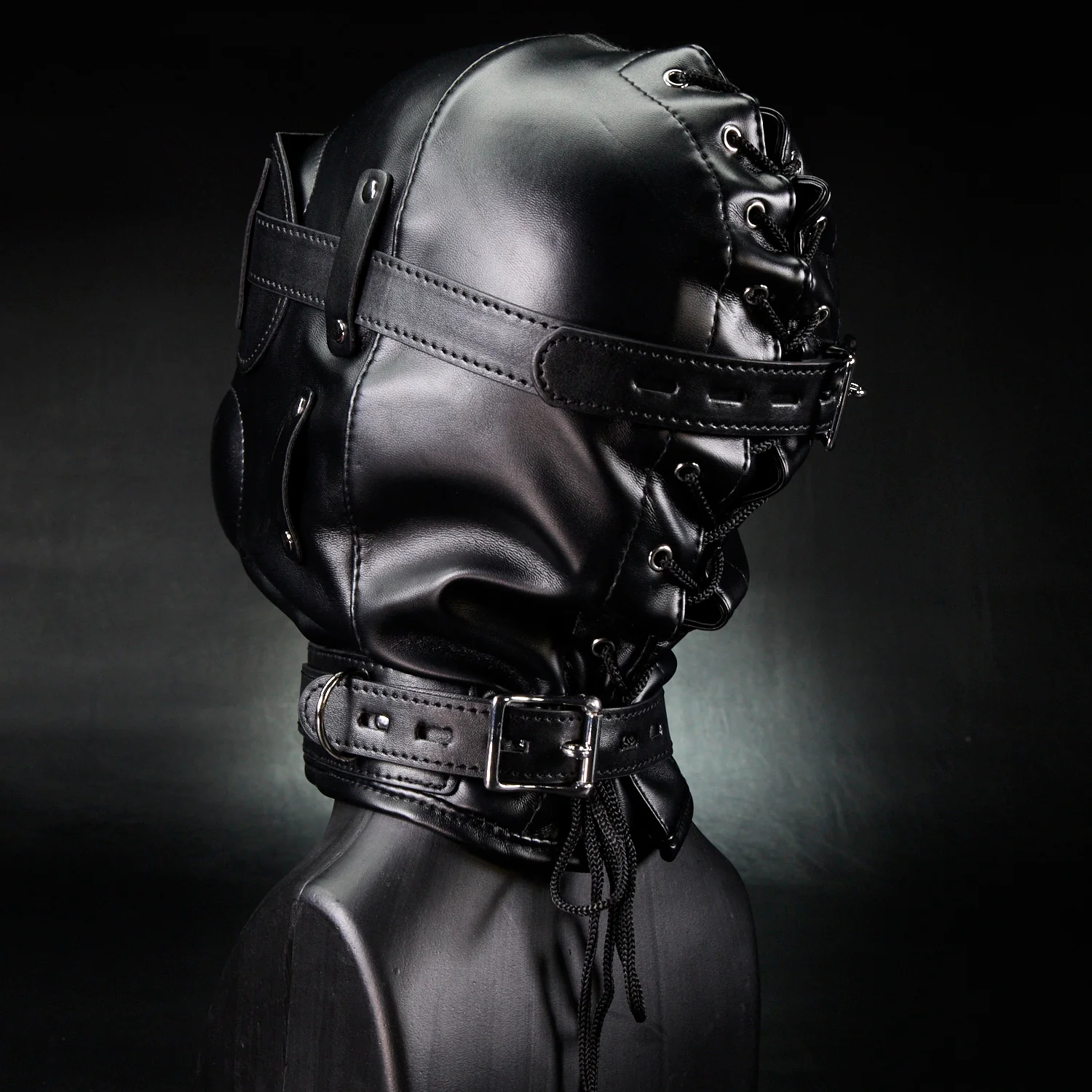 Mindfuck Hood with Penis Gag By Kink - Image 4