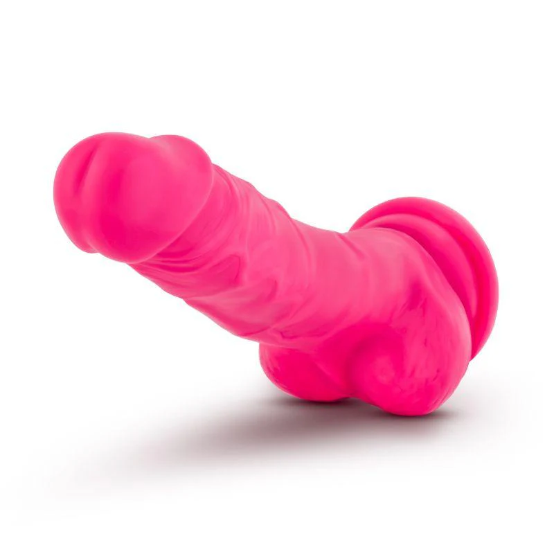 Elite 7.5 in. Silicone Dildo with Balls & Suction Cup - Image 5