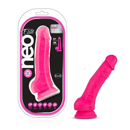 Elite 7.5 in. Silicone Dildo with Balls & Suction Cup - Image 7