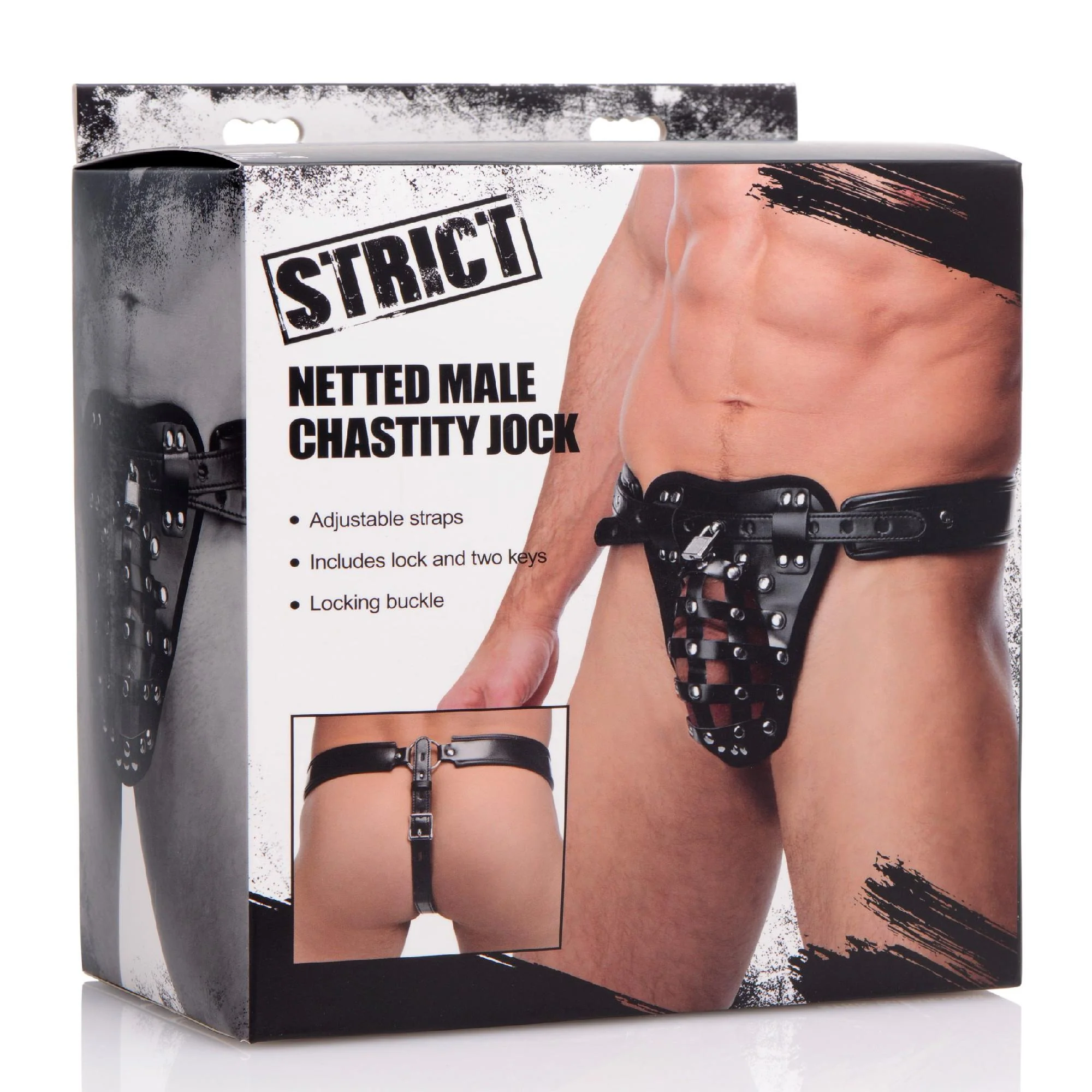 Netted Male Chastity Jock - Image 5